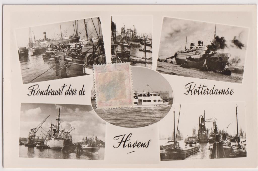 059 Rotterdam Havendienst Spido schepen, Verzenden, 1940 tot 1960, Ongelopen, Zuid-Holland