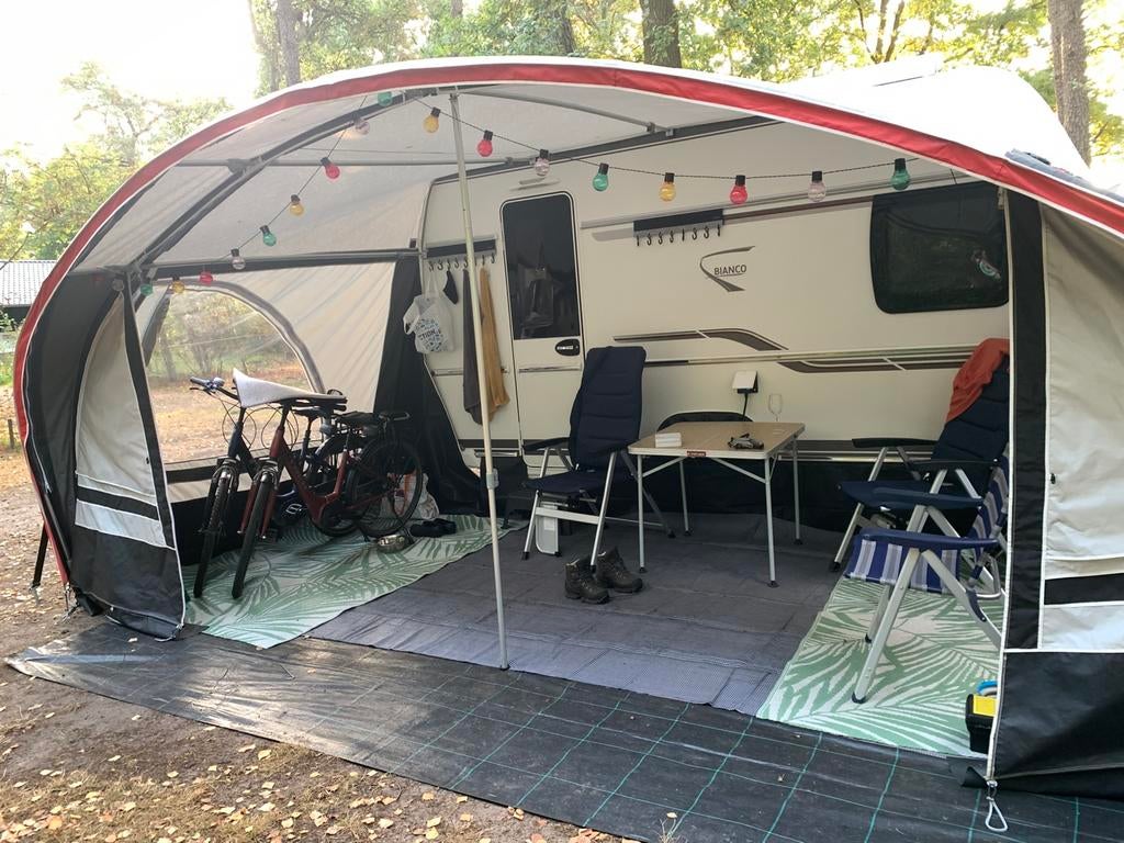 Grote mooie voortent kan ook als luifel gebruiken, Ophalen of Verzenden, Gebruikt