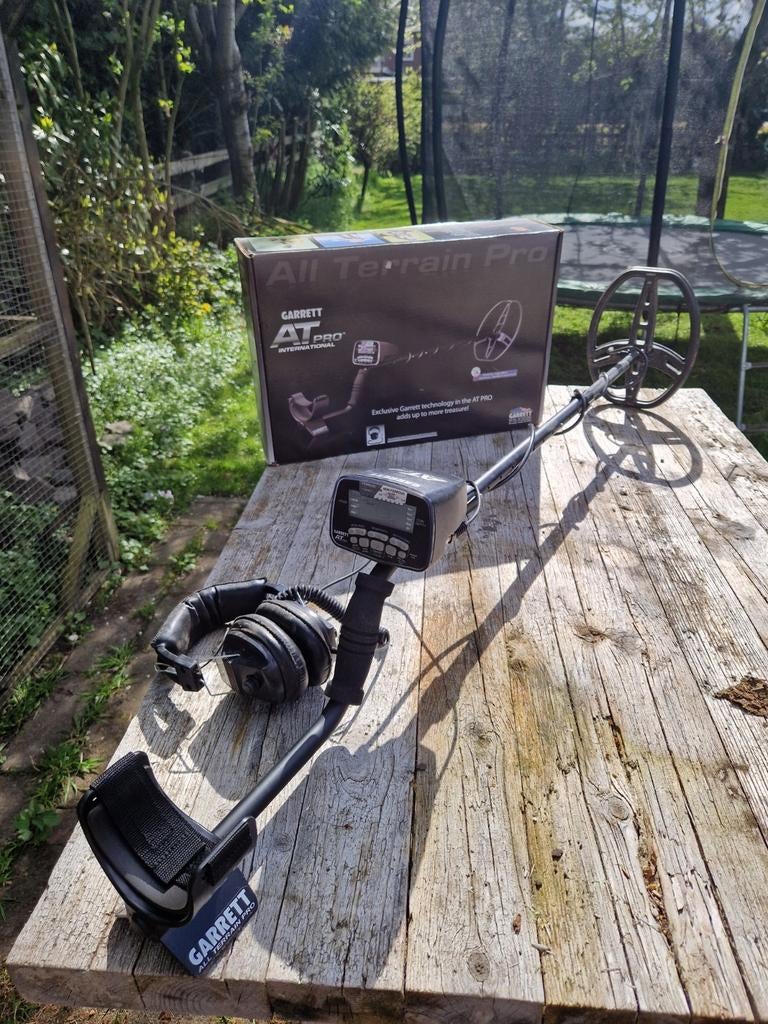 Garrett AT Pro metaaldetector set, Hobby en Vrije tijd, Metaaldetectors, Ophalen, Zo goed als nieuw, Garrett, Instelbare gevoeligheid