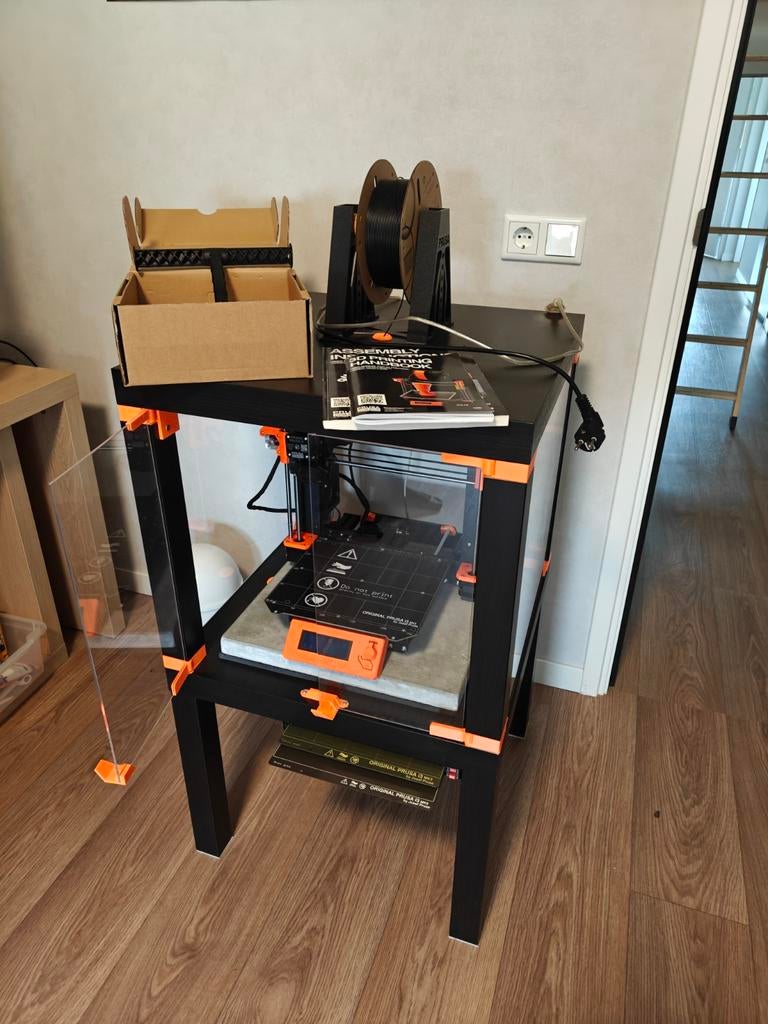 Prusa Mark3S (incl kast), Computers en Software, 3D Printers, Gebruikt, Filament, Ophalen
