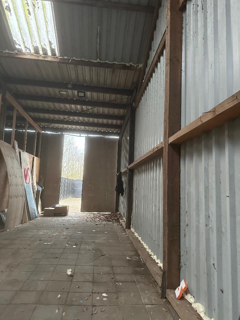 Te huur hoge hooischuur, Ophalen of Verzenden, Gebruikt