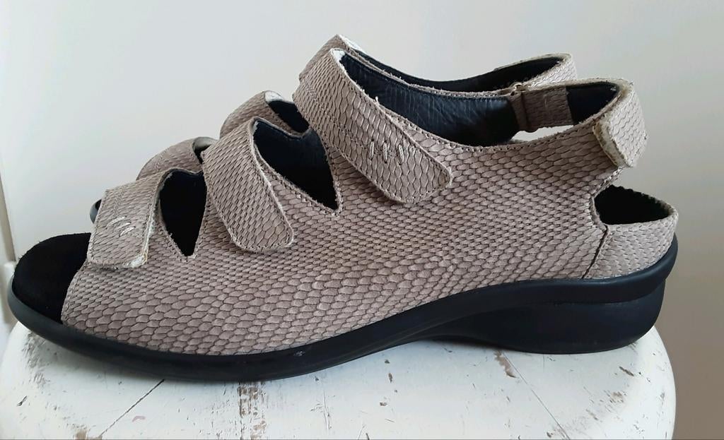 DUREA schoenen sandalen maat  7.5 (41) K, Kleding | Dames, Schoenen, Durea, Beige, Zo goed als nieuw, Sandalen of Muiltjes