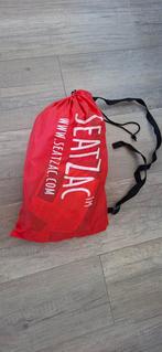 SeatZac Rood - Opblaasbare Zitzak, Ophalen of Verzenden, Zo goed als nieuw, Rood, Zitzak