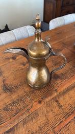 Antieke messing koffiepot, Dallah stijl, Ophalen of Verzenden, Koper