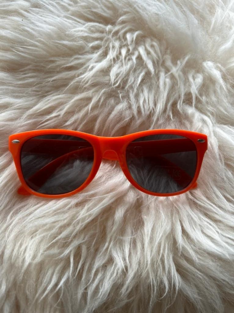 Oranje zonnebril koningsdag / kingsday, Overige merken, Zonnebril, Oranje, Ophalen of Verzenden