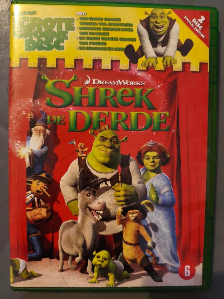 Shrek de Derde DVD | 2-Disc Special Edition | Krassenvrij, Vanaf 6 jaar, Ophalen of Verzenden, Zo goed als nieuw
