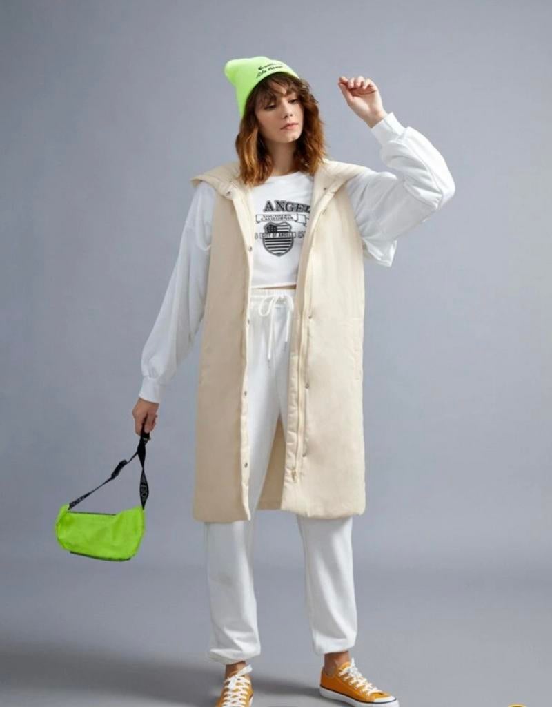 Nieuwe bodywarmer maat XS 34, Ophalen of Verzenden, Nieuw, Maat 36 (S), Beige