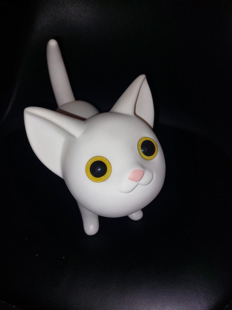 Wit katten spaarpot van Kat semk design, Verzamelen, Dierenverzamelingen, Ophalen of Verzenden, Gebruikt, Hond of Kat, Beeldje of Figuurtje