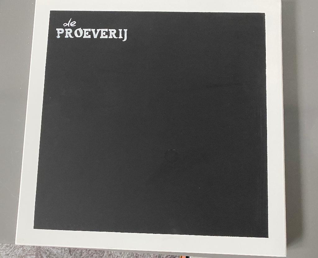 Krijt-serveer- tapas plank (steen) Nieuw., Huis en Inrichting, Snij-/serveerplank, Nieuw, Ophalen of Verzenden, Zwart