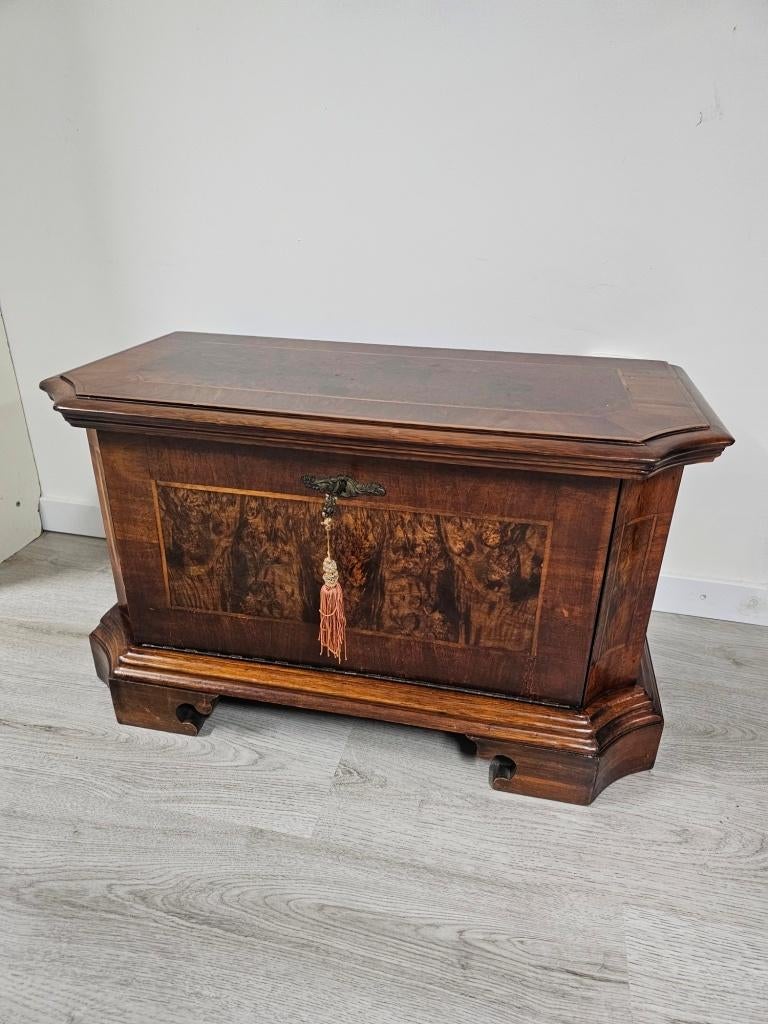 Antieke dekenkist  voor €30,-, Ophalen, Minder dan 50 cm, Gebruikt, 50 tot 100 cm