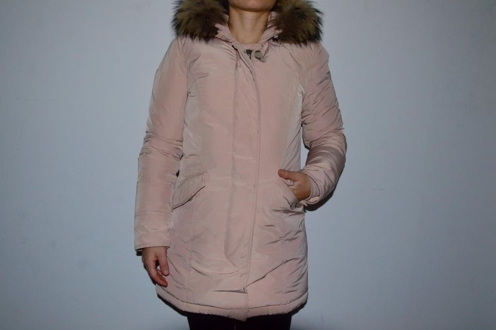 NIEUW: Lichtroze Woolrich Donna Arctic Parka jas - maat XS., Verzenden, Nieuw, Maat 34 (XS) of kleiner, Roze