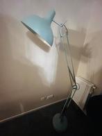 Grote verstelbare vloerlamp - Lichtblauw/Mintgroen, Ophalen, Zo goed als nieuw, Metaal, 150 tot 200 cm