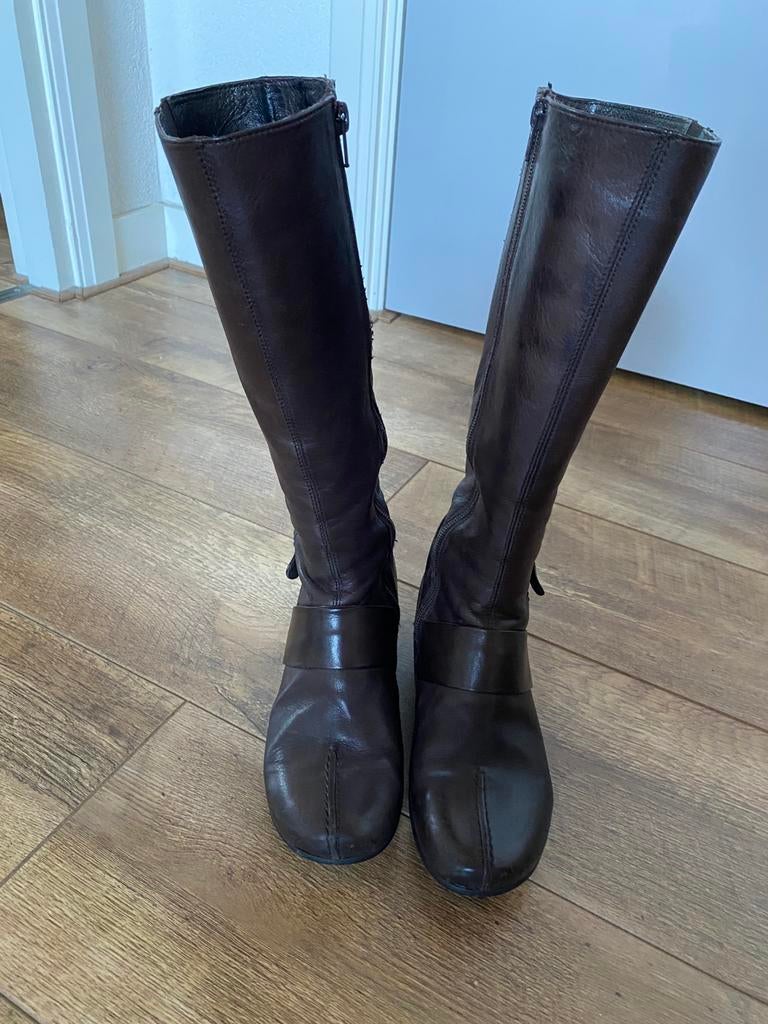 Wolky laarzen, maat 37,5, Hoge laarzen, Bruin, Ophalen of Verzenden, Zo goed als nieuw