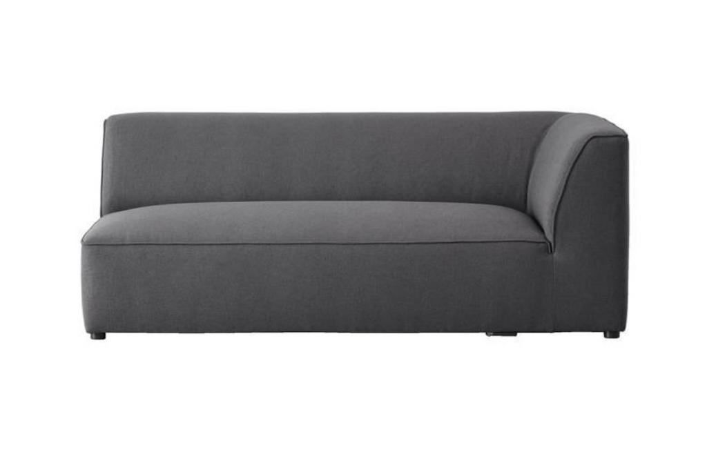 Nette grijze bank, Ophalen, 150 tot 200 cm, Tweepersoons, 75 tot 100 cm