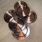 Koperen onderborden (33 cm) voor events, catering, bloemist, Huis en Inrichting, Keuken | Servies, Ophalen, Overige materialen