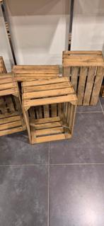 Houten kratten krat fruit kist decoratie hout opslag bouw, Huis en Inrichting, Woonaccessoires | Kisten, Ophalen, Minder dan 50 cm
