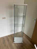 IKEA vitrinekast Detolf, Ophalen, Met plank(en), Minder dan 50 cm, Gebruikt