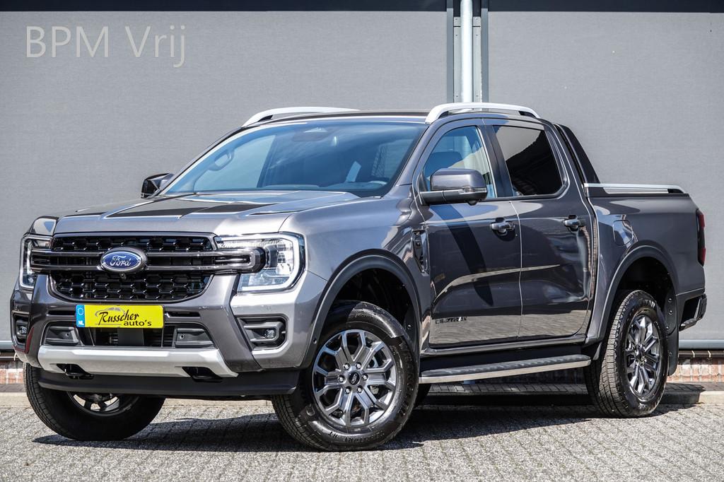 Ford Ranger Wildtrak 3.0 V6 240Pk Aut. | Double Cab | 2-pers, Auto's, Ford, Automaat, 12 maanden, Gebruikt, Zwart