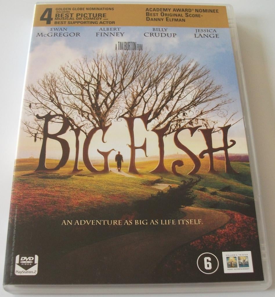 Dvd *** BIG FISH *** An adventure as big as life itself, Vanaf 6 jaar, Ophalen of Verzenden, Zo goed als nieuw, Fantasy