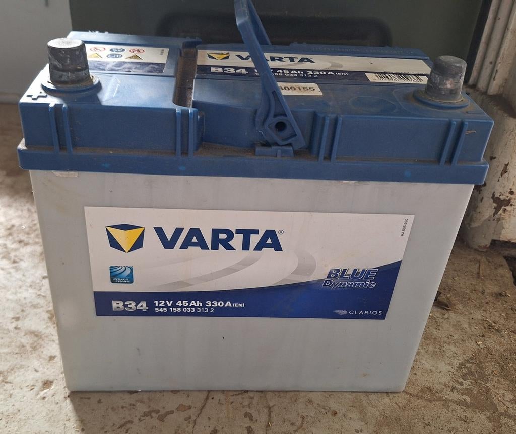 Varta Blue Dynamic B34 12V 45Ah 330A Accu, Ophalen, Nieuw