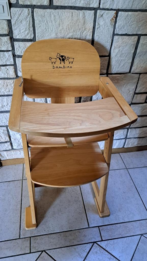 Houten kinderstoel Bambino, Kinderen en Baby's, Kinderstoelen, Ophalen