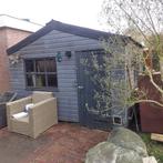 Mooie houten tuinhuis, Tuin en Terras, Ophalen, 250 tot 500 cm, Hout, 200 tot 400 cm