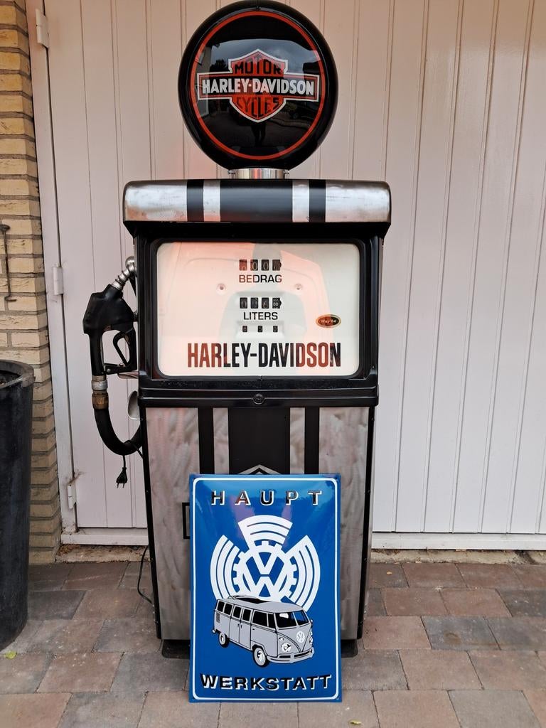 Haupt Werkstatt VW emaille reclame bord mooie reproductie, Reclamebord, Eu, Eu, Nieuw