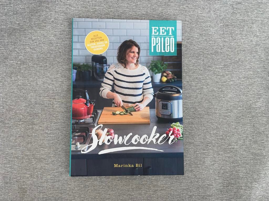 Slowcooker kookboek EET PALEO van Marinka Bil, Boeken, Kookboeken, Hoofdgerechten, Ophalen of Verzenden, Zo goed als nieuw, Gezond koken