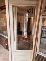 Openslaande terrasdeuren, Doe-het-zelf en Verbouw, Kozijnen en Schuifpuien, Gebruikt, Deurkozijn, 150 tot 225 cm, Inclusief glas