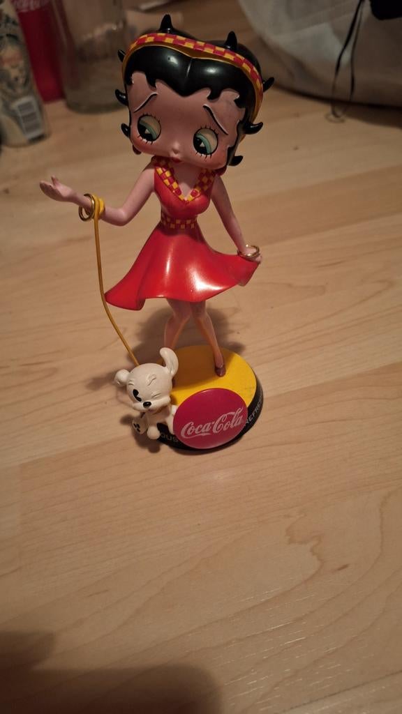 Betty Boop beeldje met hondje, Ophalen of Verzenden, Zo goed als nieuw, Overige typen