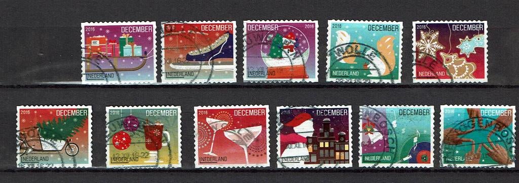 Nederland NVPH 3474-3484 gestempeld, Postzegels en Munten, Postzegels | Nederland, Verzenden, Na 1940, Gestempeld