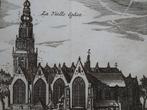 Gravures 4 stuk Lutherse kerk  Nieuwe- Oude- Zuiderkerk 1720, Verzenden