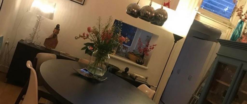 Houten dressoir bruin, Ophalen, Met plank(en), Gebruikt, 100 tot 150 cm