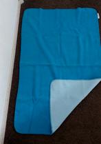 Meyco fluweel zachte katoenen deken - Blauw, Kinderen en Baby's, Ophalen of Verzenden, Gebruikt, 85 tot 100 cm, Deken