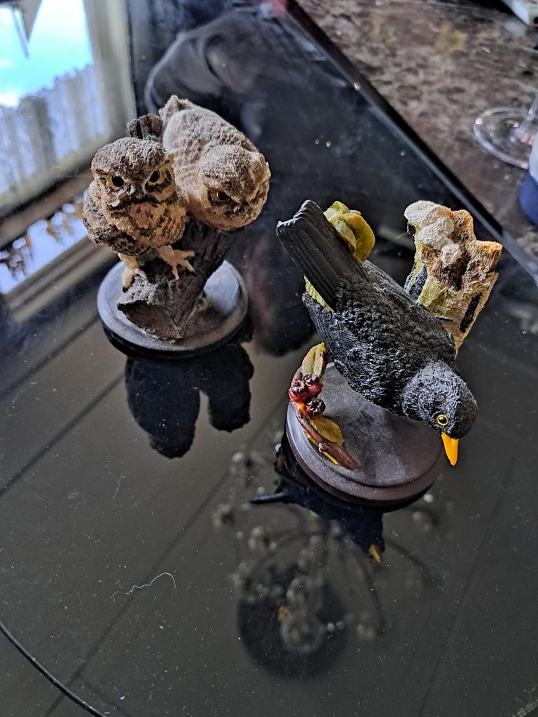 Vogelwelt Collectie: Ruim 100 Handgemaakte Vogels, Ophalen of Verzenden, Gebruikt, Vogel, Beeldje of Figuurtje