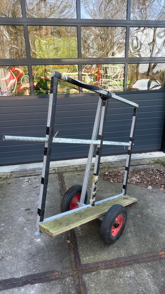 Glaskar, Doe-het-zelf en Verbouw, Transportwagens, 100 liter of meer, Ophalen of Verzenden, Zo goed als nieuw, Transportkar
