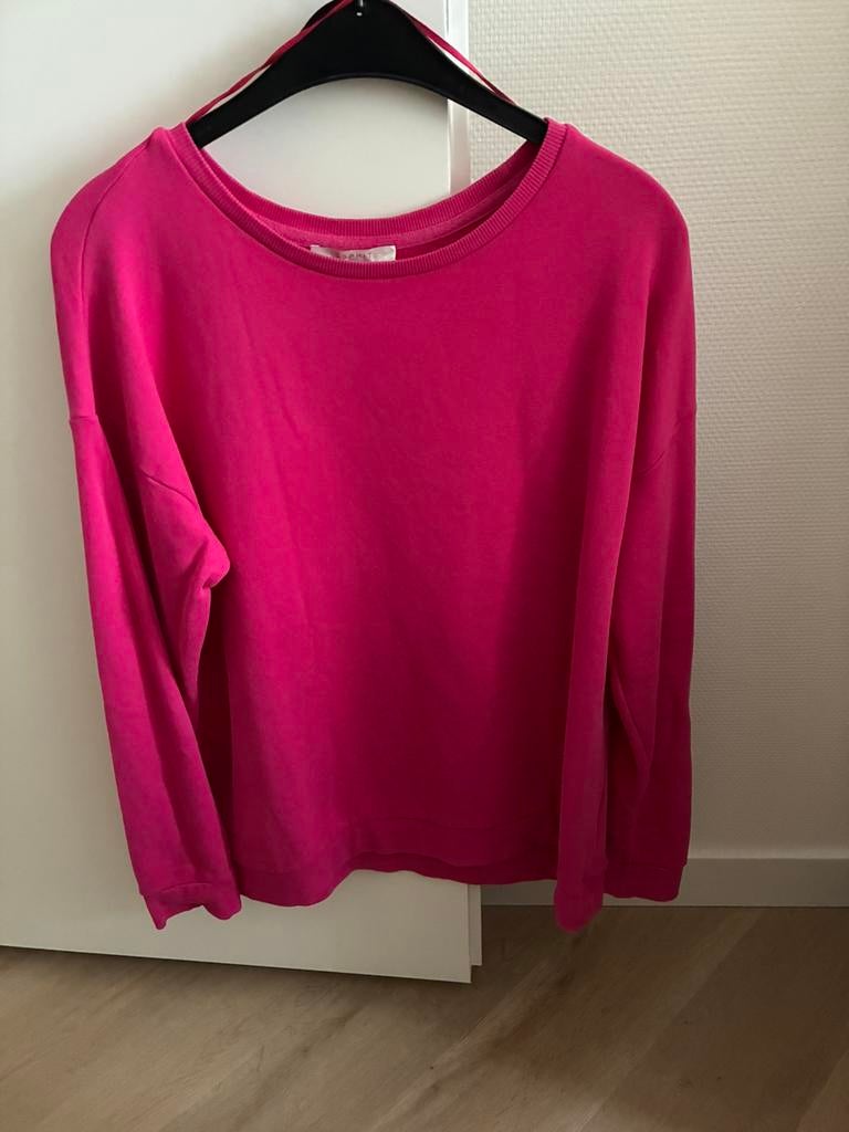 Fuchsia roze oversized sweatshirt mt XL - ESPRIT, Maat 46/48 (XL) of groter, Ophalen of Verzenden, Zo goed als nieuw, Roze