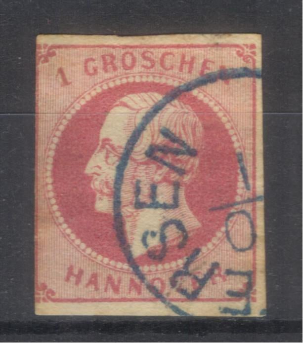 Duitse Staten (12) - Hannover, Postzegels en Munten, Postzegels | Europa | Duitsland, Verzenden, Overige periodes, Gestempeld