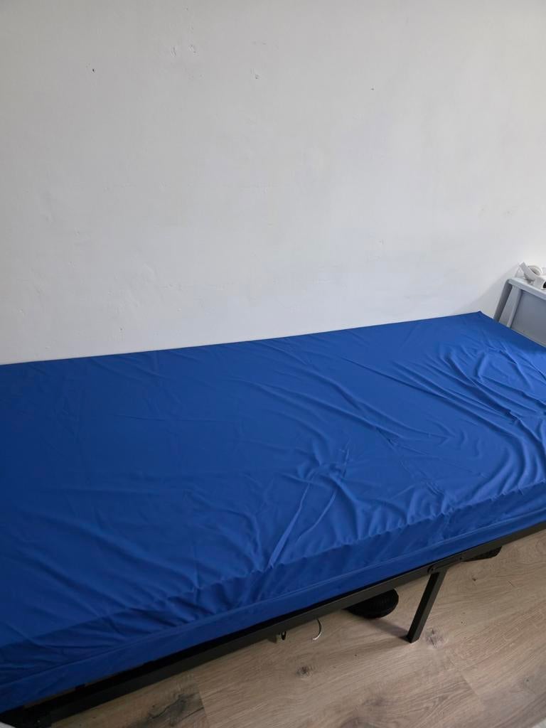 Te koop, Ophalen, 90 cm, Eenpersoons, Blauw