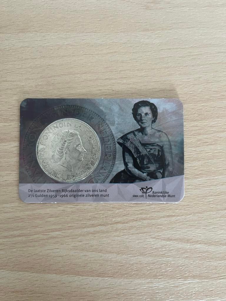 Zilveren Rijksdaalder Koningin Juliana (1961), Postzegels en Munten, Koningin Juliana, Verzenden, Zilver, Losse munt