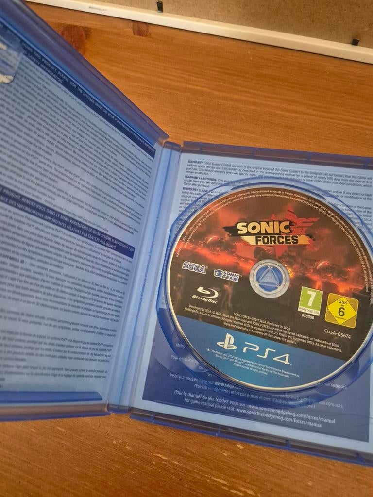 PS4 spel sonic forces, 1 speler, Ophalen of Verzenden, Avontuur en Actie, Vanaf 7 jaar