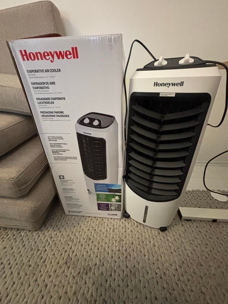 Honeywell TC10PM Luchtkoeler - zo goed als nieuw!, Ophalen, Minder dan 60 m³, Timer, Nieuw