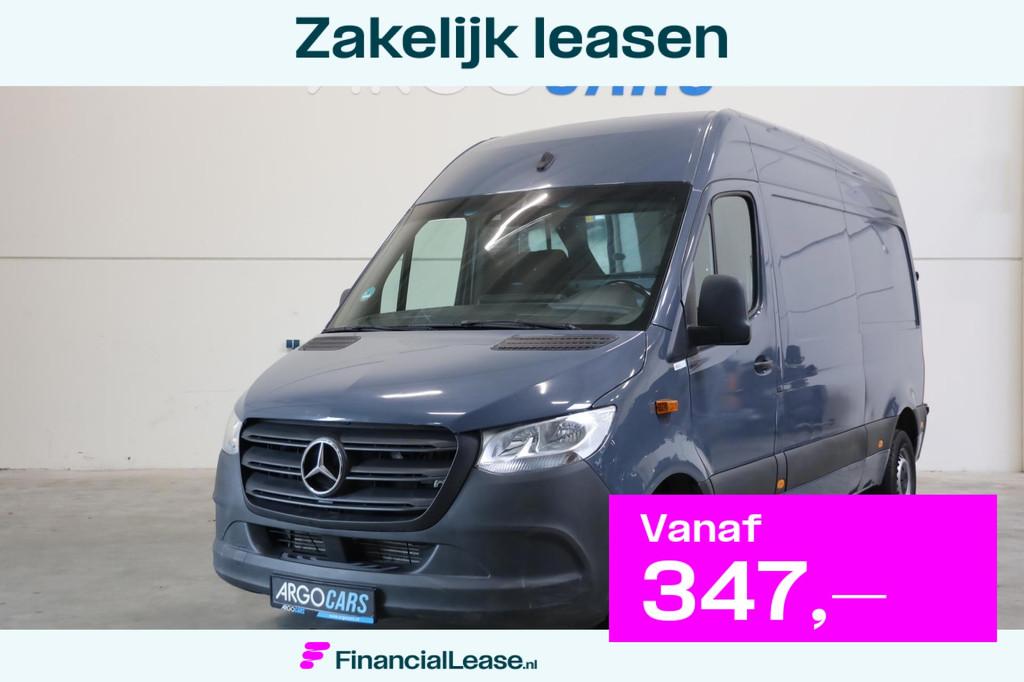 Mercedes-Benz Sprinter 314 CDI L2/H2 GRIJS CAMERA BLIS CLIMA, Auto's, Bestelauto's, Bedrijf, Lease, Financial lease, ABS, Airconditioning