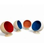 2 Blue x fiber glass ball chair 1980’s polyester bal stoelen, Ophalen, Gebruikt