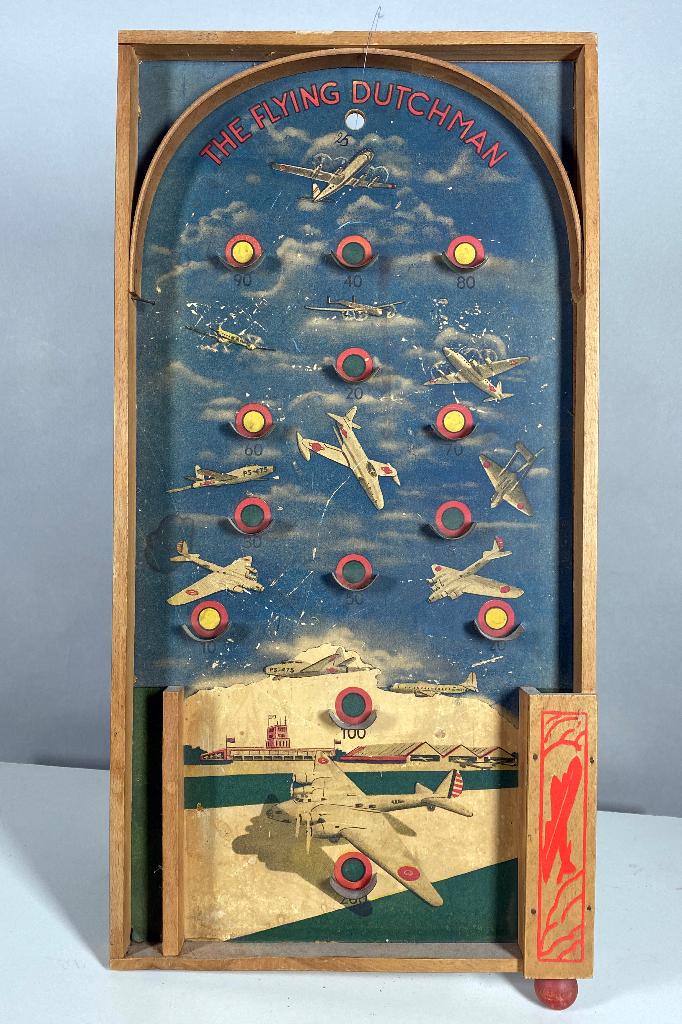 Flying Dutchman, antiek knikkerspel, Antiek en Kunst, Antiek | Speelgoed, Ophalen