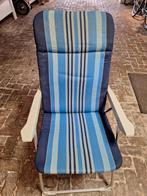 Drie inklapbare tuin stoelen een met kussen, Tuin en Terras, Ophalen