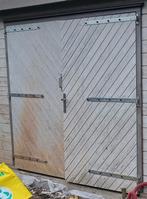 2 garage / schuurdeuren, Ophalen, Garagedeur, Zo goed als nieuw, 120 cm of meer