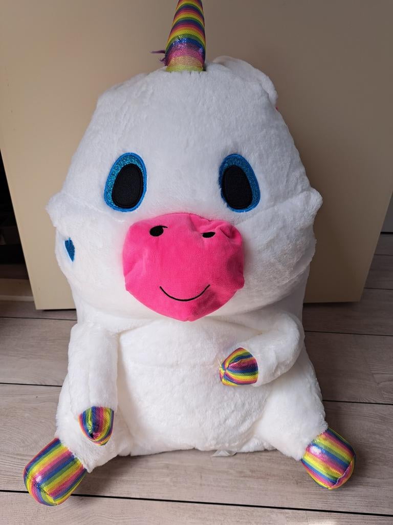 Grote witte eenhoorn knuffel, Kinderen en Baby's, Speelgoed | Knuffels en Pluche, Ophalen