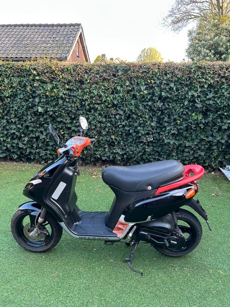 Piaggio NRG scooter, watergekoeld, bouwjaar 1998, Fietsen en Brommers, Scooters | Piaggio, Ophalen, Tweetakt, Gebruikt, Maximaal 45 km/u