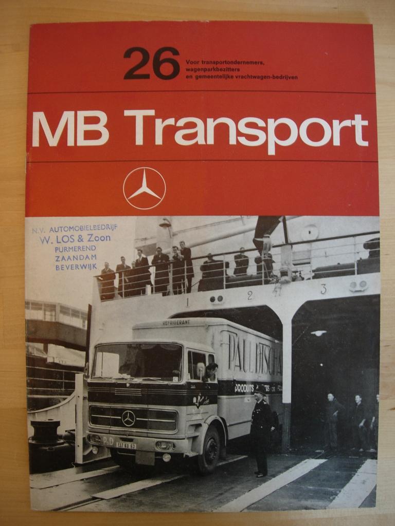 Mercedes MB Transport Magazine nr. 26 1966 Vrachtwagen Truck, Boeken, Zo goed als nieuw, Mercedes-Benz, Mercedes, Ophalen of Verzenden